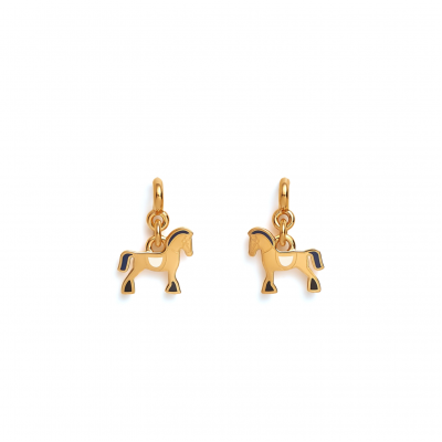 HERMES CHEVAL EARRINGS H100008F